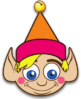 340x414 Cute Blushing Elf Clip Art