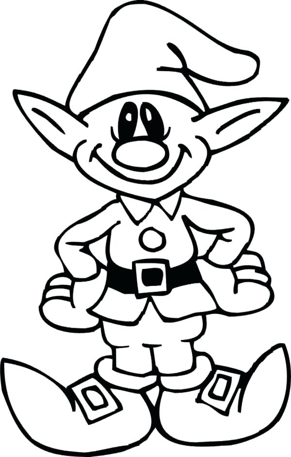 Elves Coloring Sheets Coloring Pages