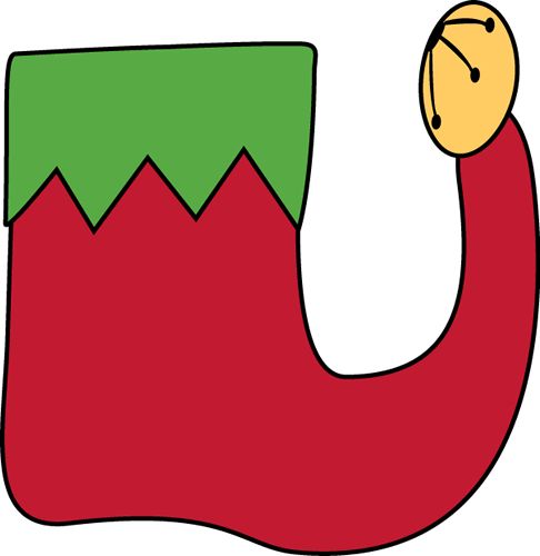 486x500 Christmas Shoes Clipart