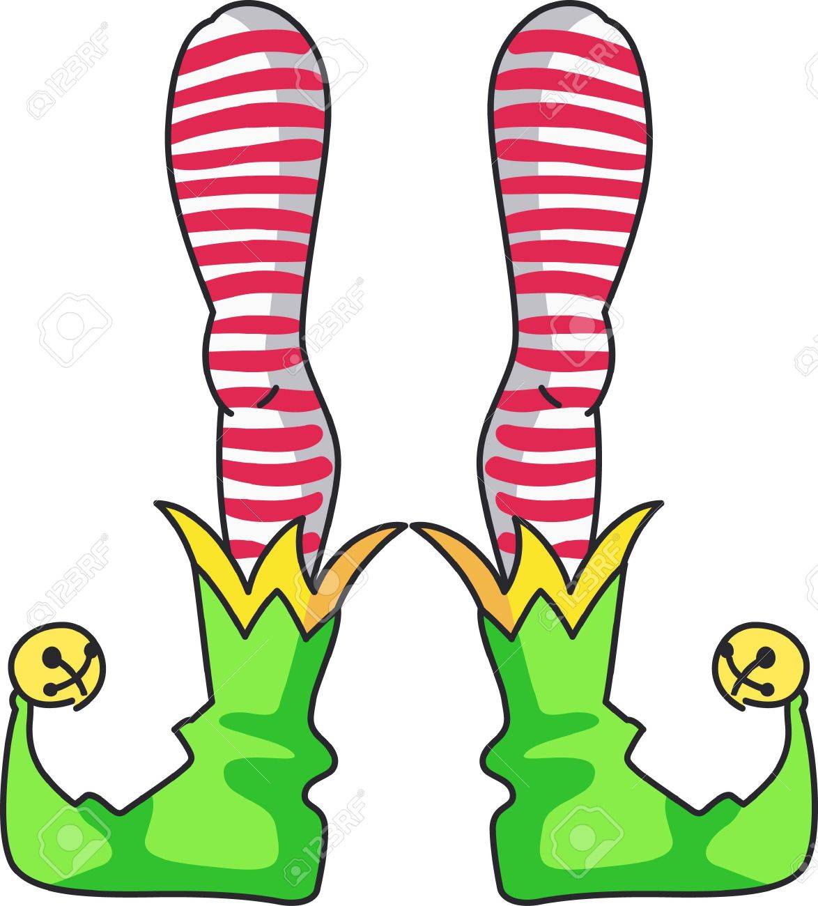1174x1300 Decorate For A The Holidays With Silly Elf Legs. Royalty Free