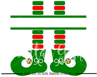 340x270 Elf Legs Svg Etsy