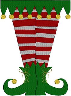 236x320 Elf Legs Clipart