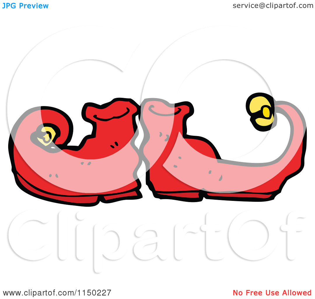 1080x1024 Christmas Elf Shoes Clipart