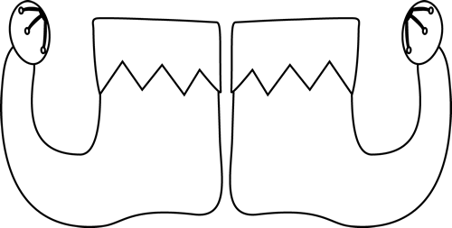 500x253 Christmas Shoe Cliparts