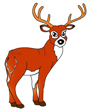 300x360 Free Deer And Elk Clip Art By Phillip Martin