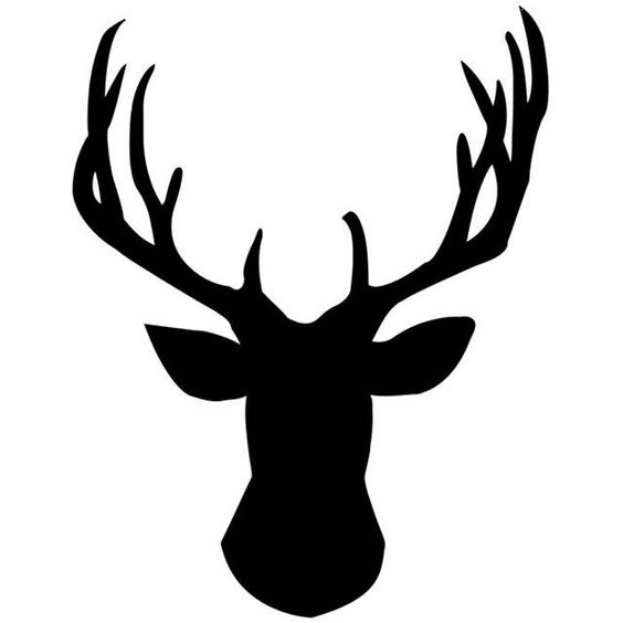 564x564 Deer Silhouettes