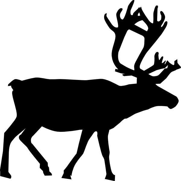 600x600 The Best Reindeer Outline Ideas Deer Pattern