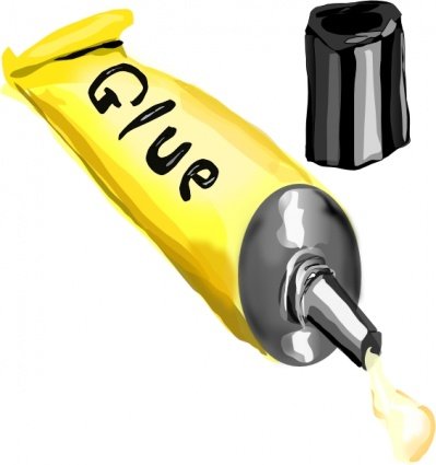 399x425 Glue Sticks Clipart