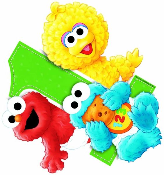 564x600 Elmo 1st Birthday Clipart