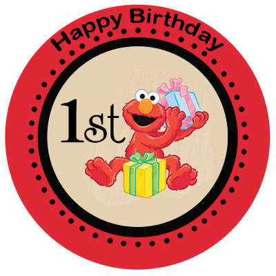 400x400 Elmo 1st Birthday Clipart