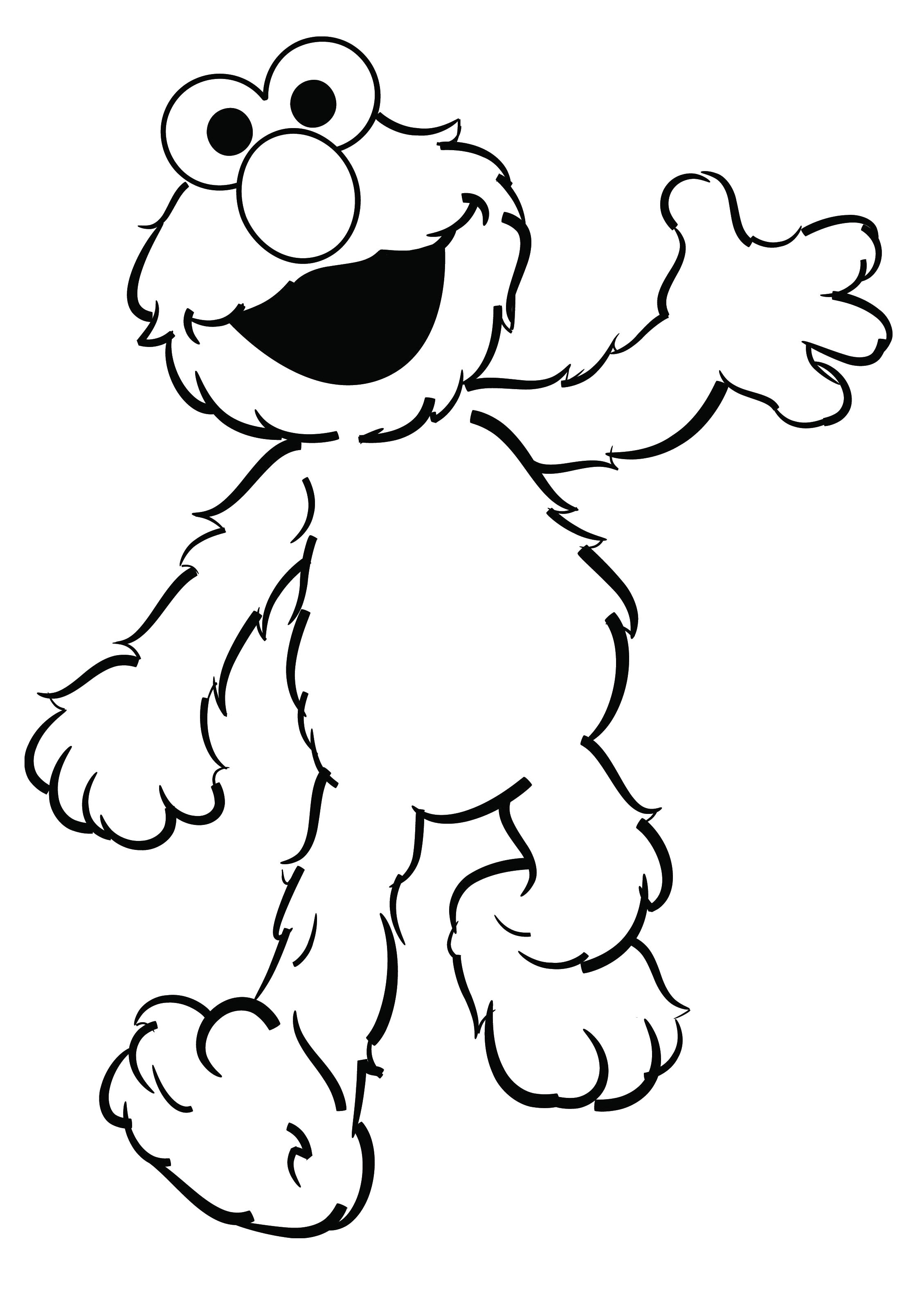 2254x3216 Free Baby Elmo Coloring Pages
