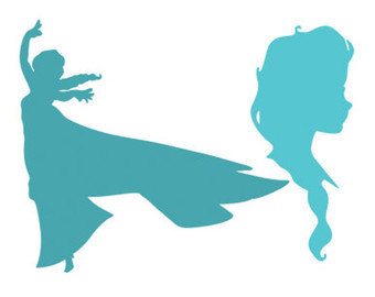 340x270 Silhouette Clipart Elsa