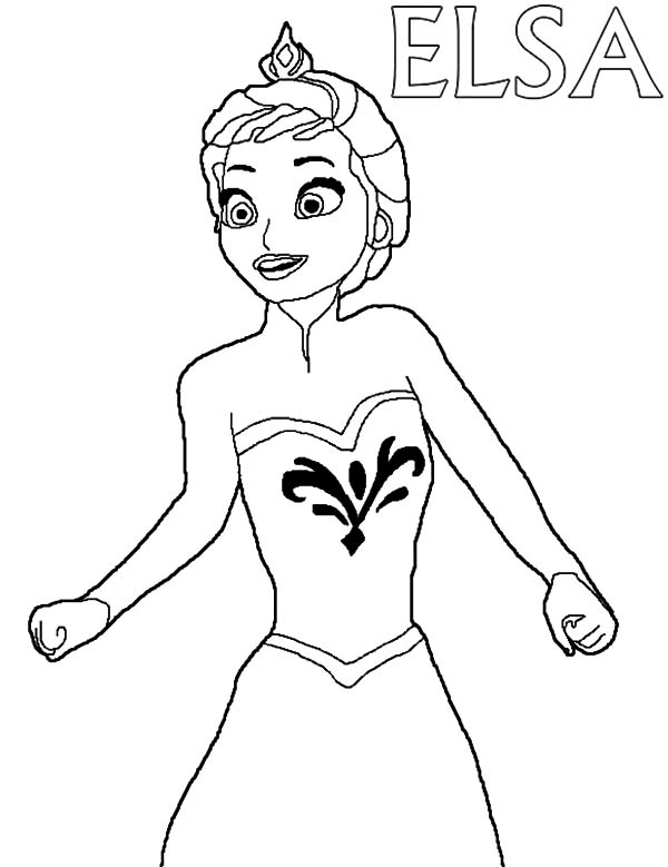 Elsa Coloring Pages | Free download on ClipArtMag