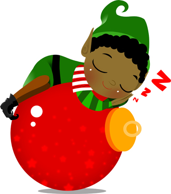 340x386 Elf Clipart Tired