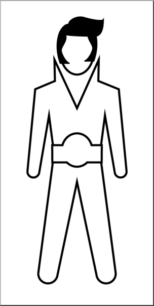 304x604 Clip Art People Elvis (Bampw) I Abcteach