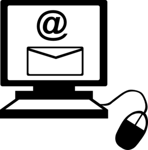 294x298 Email On Computer Clip Art