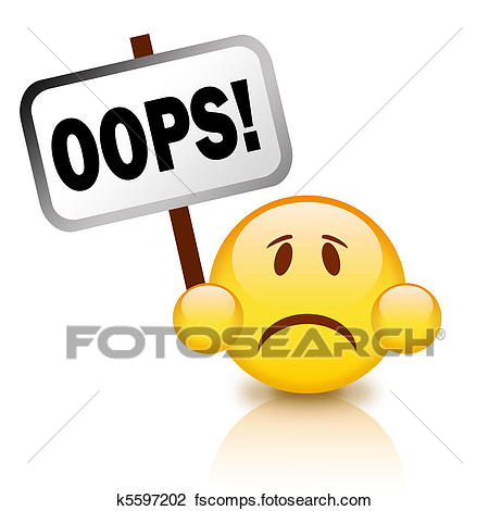 450x470 Clip Art Of Oops Icon K5597202
