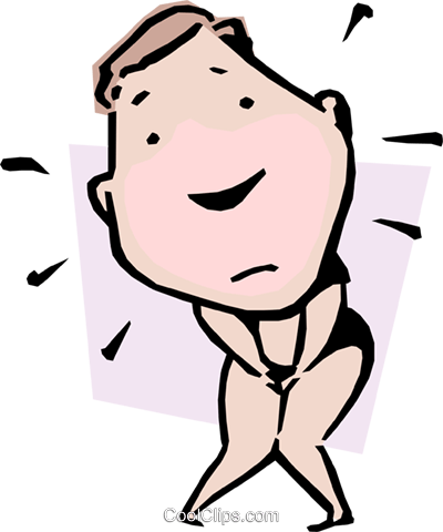 400x480 Naked As A Blue Jay Royalty Free Vector Clip Art Illustration