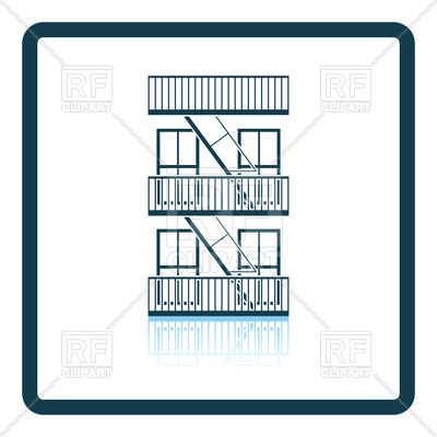 400x400 Emergency Fire Ladder Icon Royalty Free Vector Clip Art Image