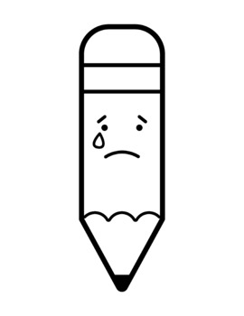 270x350 Pencil Emotions Clip Art By Tree House Studios Tpt