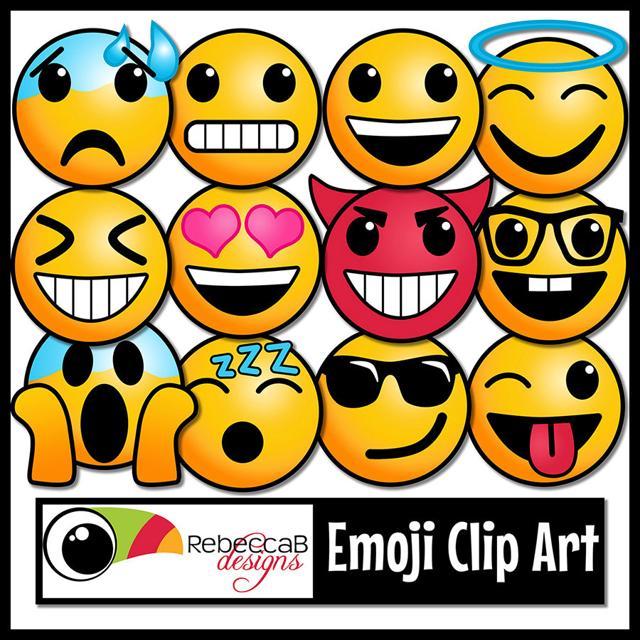 Emotions Faces Clipart