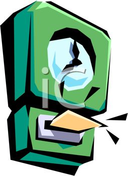 255x350 Employee Time Card In A Time Clock