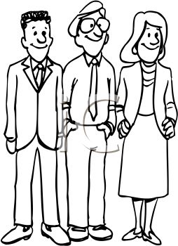 254x350 Staff Clipart Black And White