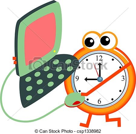 450x443 Employee Clock In Clip Art