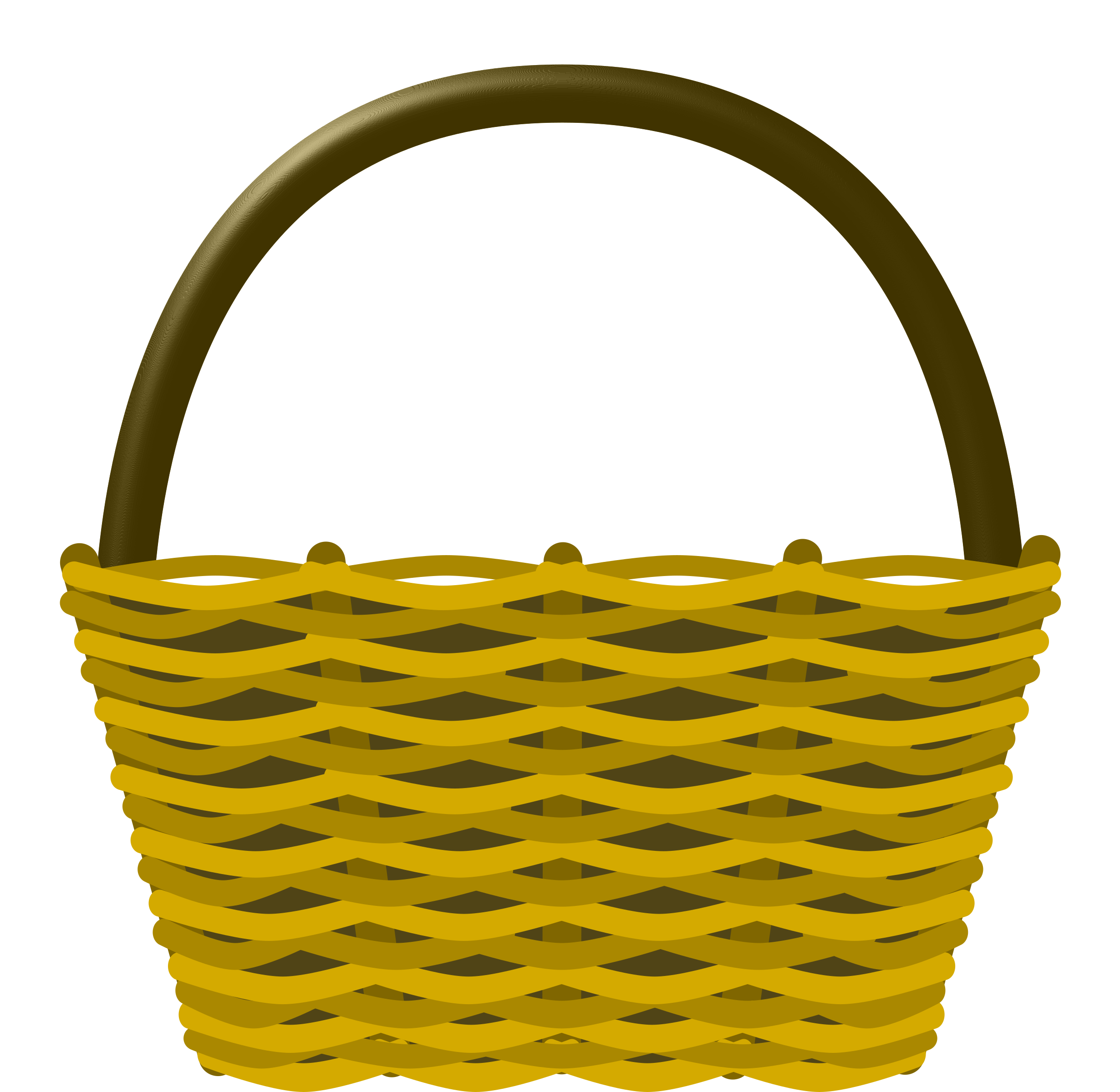 2460x2400 Clipart Empty Apple Basket Clipartfest