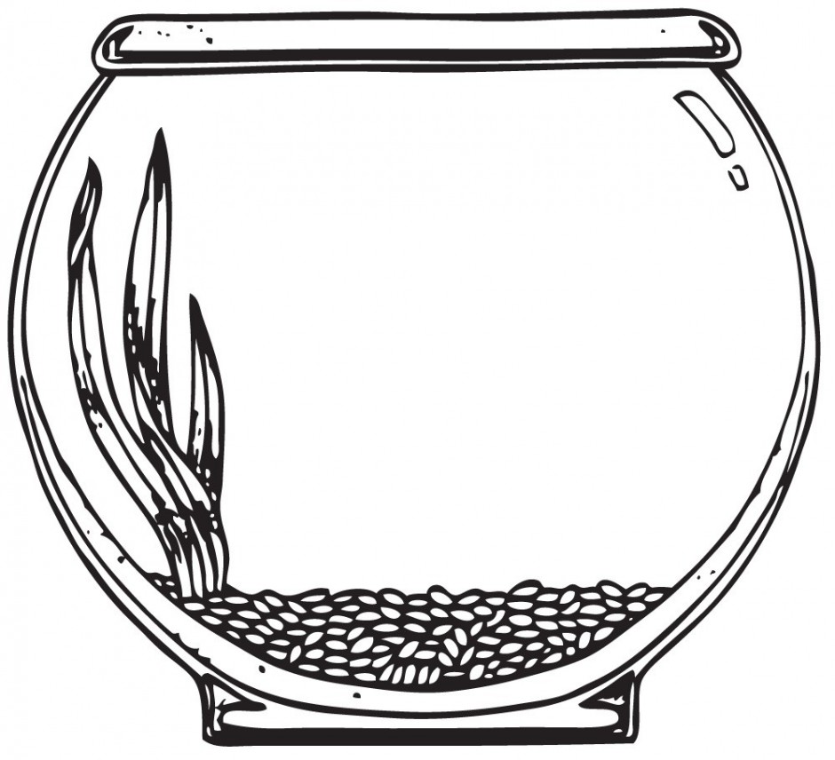 940x856 Empty Fish Bowl Clipart