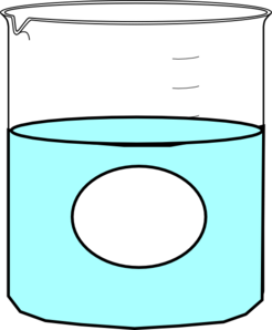 246x298 Beaker With Cell Clip Art