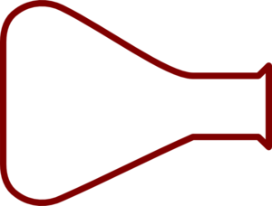 300x228 Empty Flask Clip Art