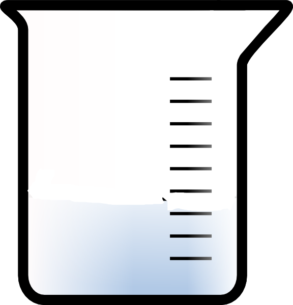 576x599 Beaker With Fewer Interior Lines Clip Art