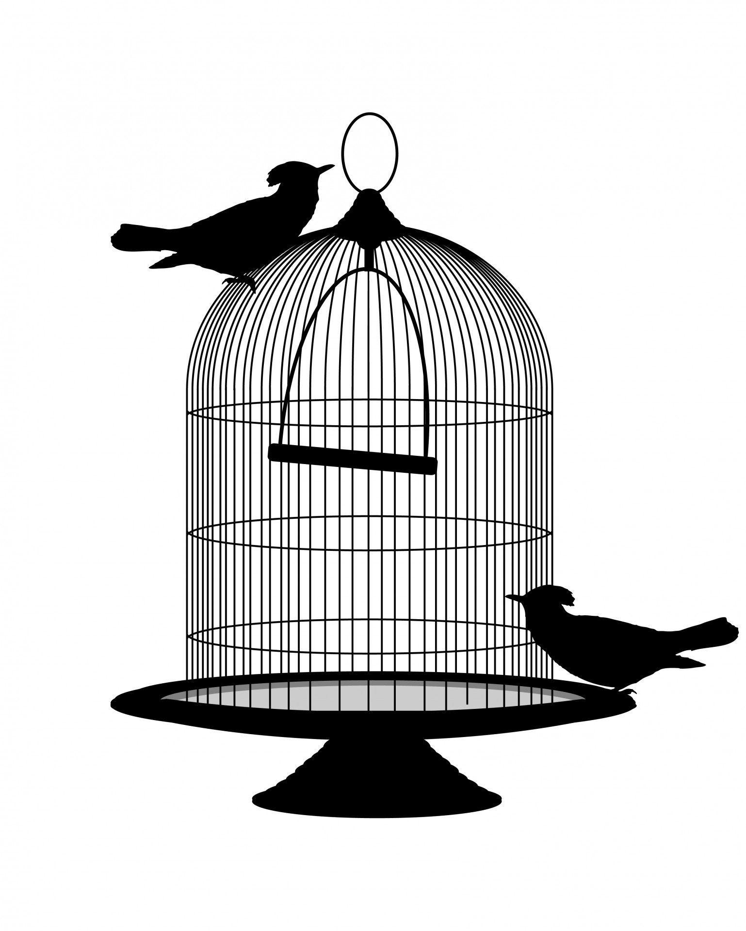 1538x1920 Birdcage Clipart
