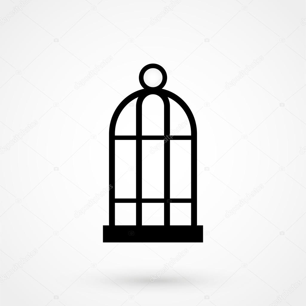 1024x1024 Simple Clipart Bird Cage