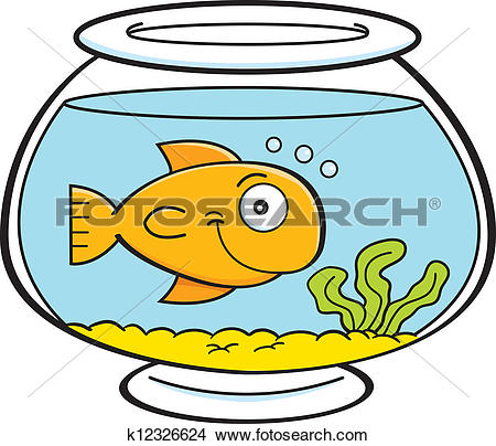 450x404 Fish Bowl Clipart