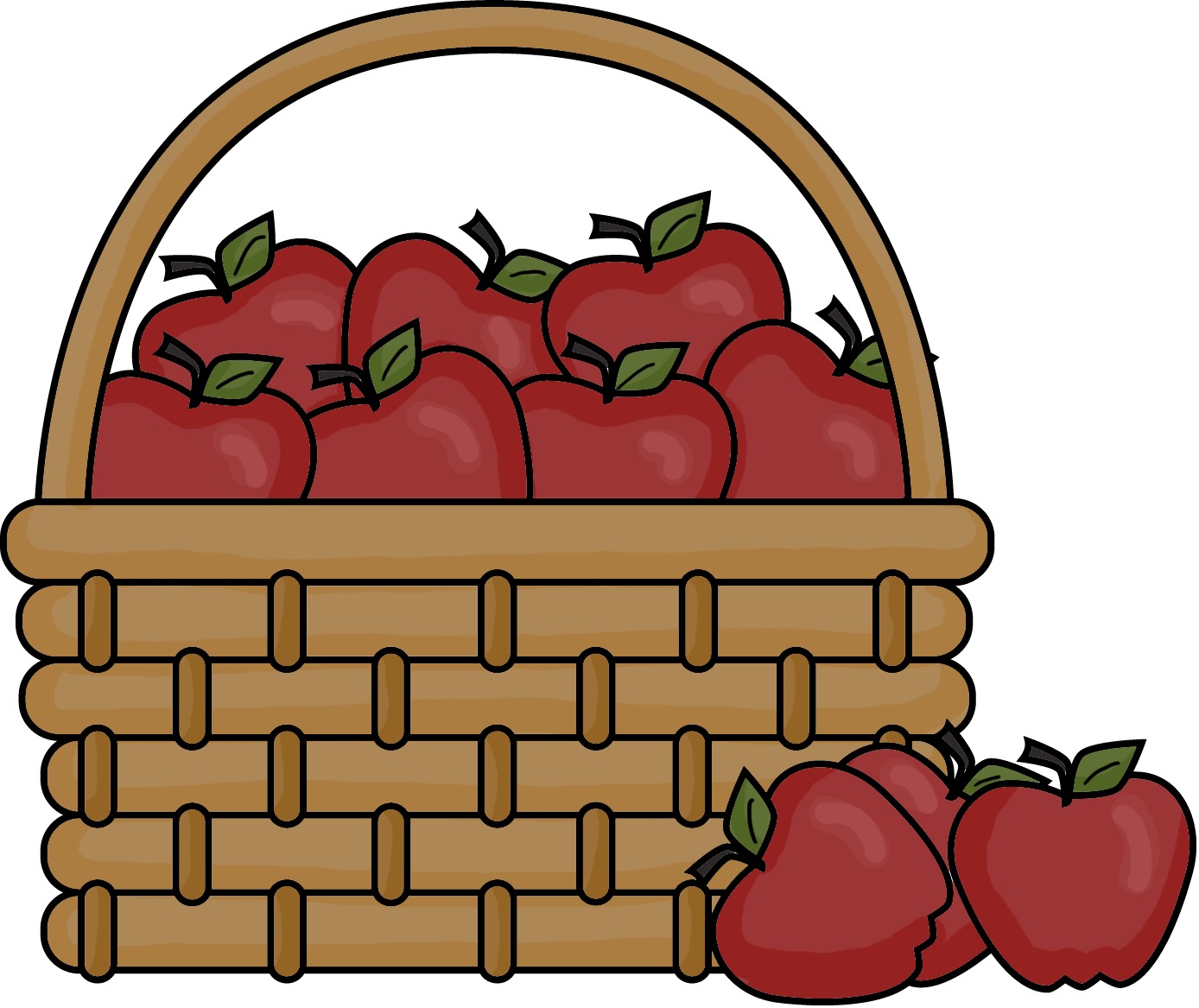 1388x1167 Empty Apple Basket Clip Art Cliparts