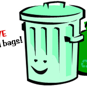 300x300 Trash Can Go Green Clip Art Set Trash Cans And Recycling Bins