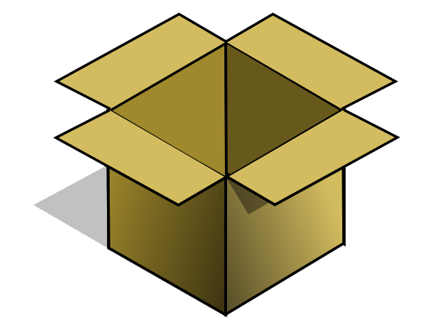 640x480 This Empty Box Clip Art On Clipart Panda