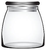 157x170 Glass Containers Clipart