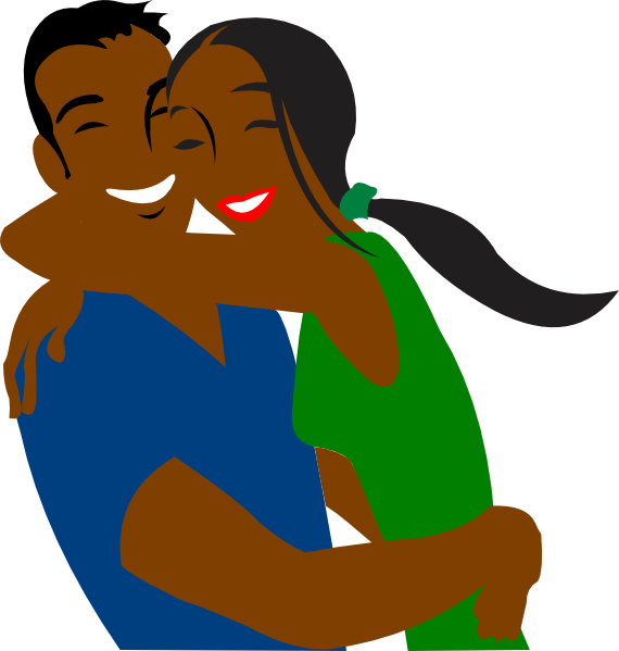 570x599 Couple Clip Art