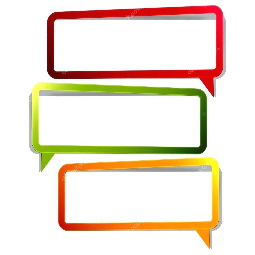 1024x1024 Long Stickers In The Form Of An Empty Frame For Your Text Stock