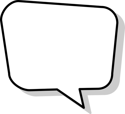 500x455 Empty Speech Bubble Public Domain Vectors