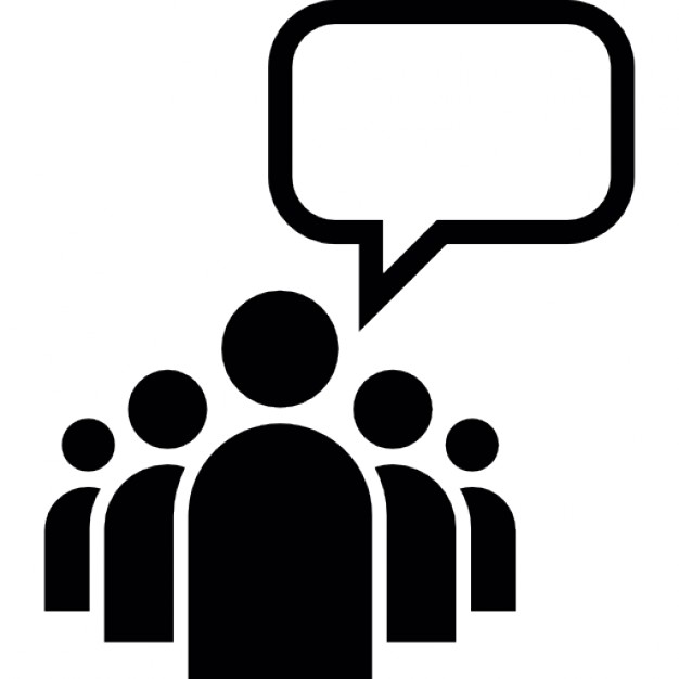 626x626 Leader Of A Group With An Empty Speech Bubble Icons Free Download