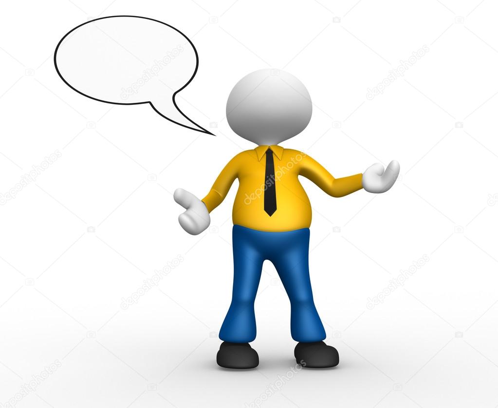 1023x837 Person With Empty Speech Bubble Stock Photo Orlaimagen