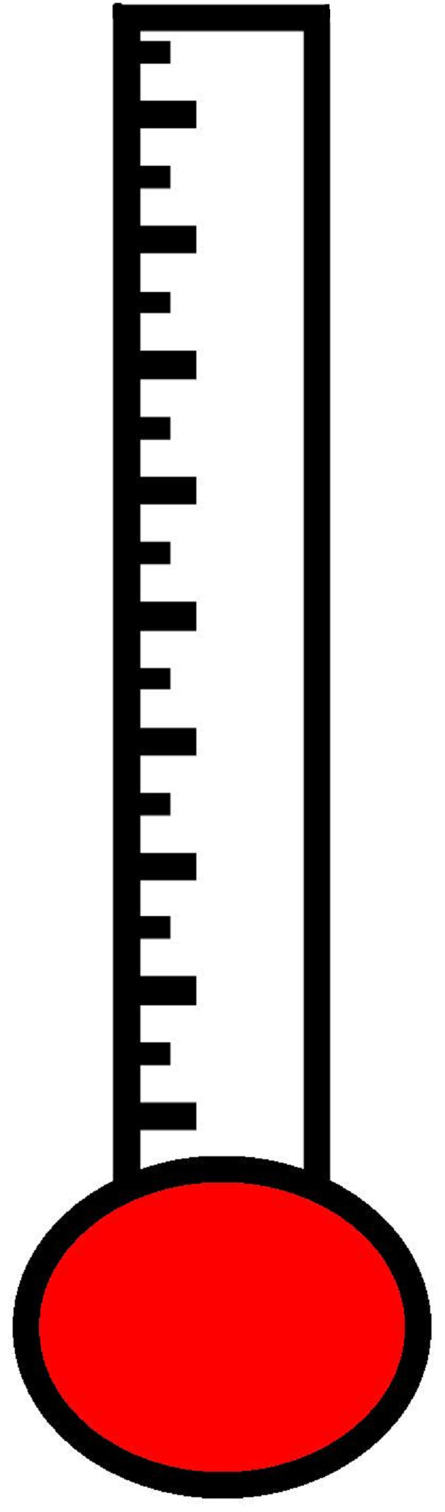 628x2134 Blank Thermometer Clipart Kid 5