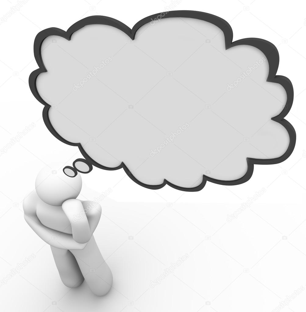 1004x1024 Blank Thought Cloud