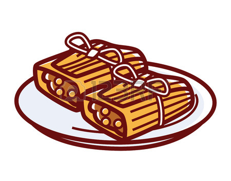 450x352 Enchiladas With Spicy Sauce And Greenery On Plate Royalty Free