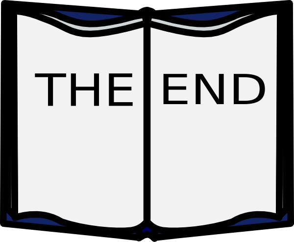 600x495 The End Clip Art