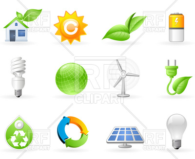 400x327 Ecology And Green Energy Icon Set Royalty Free Vector Clip Art
